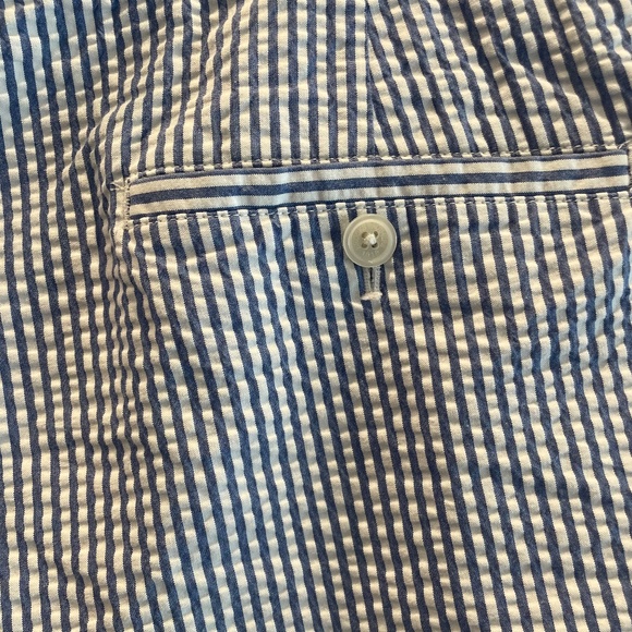 Brooks Brothers Blue and White Striped Men Shorts - Picture 6 of 8